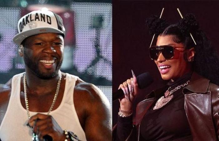 50 Cent apunta nuevamente a la ex Daphne Joy en el escenario con Nicki Minaj